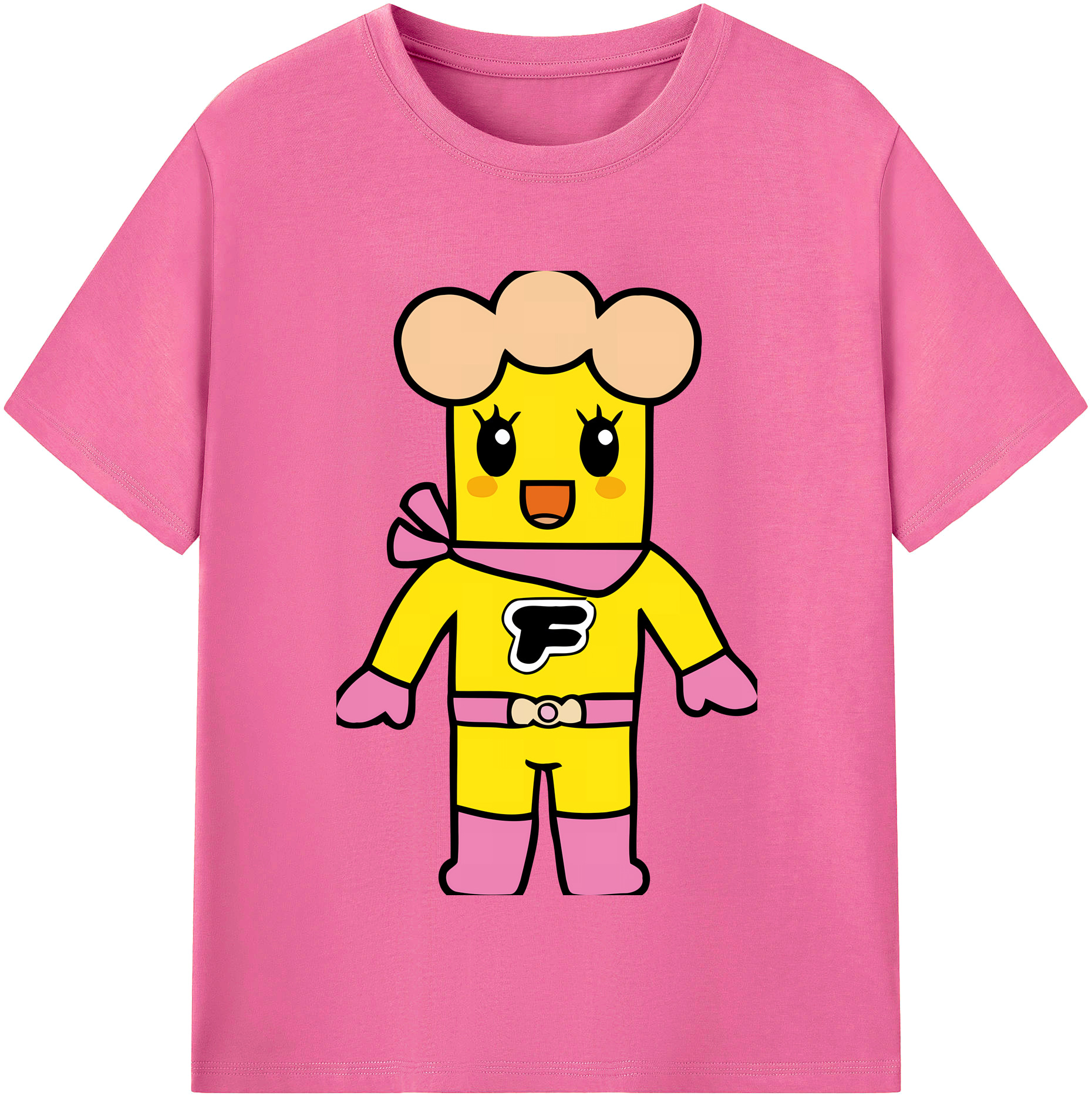 （画像用） アンパンマン Anpanman レディースカジュアルプリントTシャツ（綿100％）